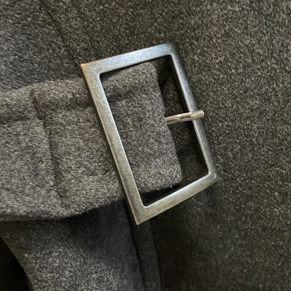 Aritzia Babaton - Wool Pea Coat Jacket - Dark Charcoal - medium - Picture 11 of 16